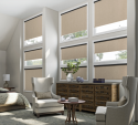Lafayette Genesis Roller Shades - "Photography courtesy of Lafayette Interior Fashions."