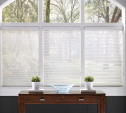 Lafayette Tenera Sheer Shadings (opened) - "Photography courtesy of Lafayette Interior Fashions."