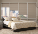Lafayette Tenera Sheer Shadings (staggered openings) - "Photography courtesy of Lafayette Interior Fashions."