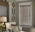 Lafayette Heartland Wood Blind (with optional tape) - "Photography courtesy of Lafayette Interior Fashions."